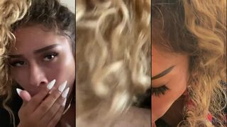 Affamata di sborra Baddiebb123 primo piano sul viso