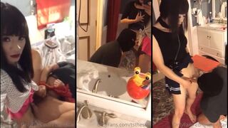 TsTaylor compartilha Escrava Submissa em Bondage
