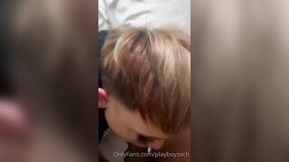 Playboy Zach Homemade Blowjob With Deepthroat