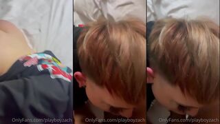 Playboy Zach Homemade Blowjob With Deepthroat