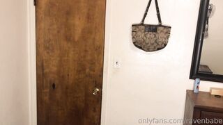 Ravenbabe Standing Masturbation With Cumshot