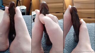LilWolfy69 branlette avec gode POV