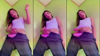 Cutegemie Standing Masturbation With Cumshot