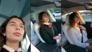 Private24 Masturbating Cock While Driving