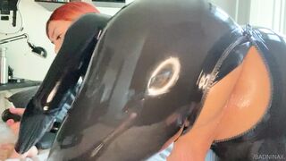 Badninax Anal Masturbation In Tight Latex