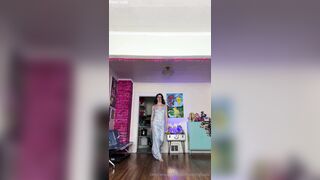 Hazel Lush Sexy Long Dress Masturbation