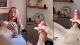 Ema Moscardini Masturbates With Huge Cumshot POV