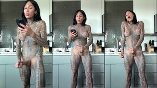 Eden Raynes Intense Masturbation And Licking Cum