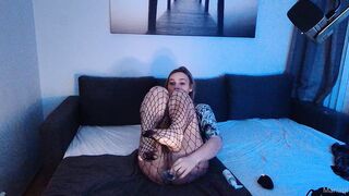 Mariaqt Intense Anal Play With Dildo