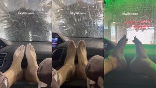Kylie Haale Foot Fetish In Public POV