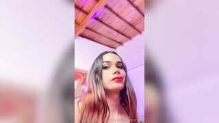 VenusVero21 Big Dick Masturbation In Black Lingerie