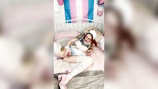 Luci Belle - Riding Dildo in Bedroom