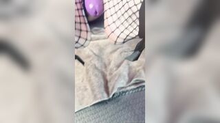 Tulip Xitsk Homemade Dildo Footjob With Mirror Play