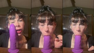 Tulip Xitsk Throating On Dildo