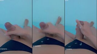 Cybersiryn Masturbates With Cumshot On Lingerie