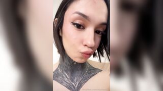 Allyours555 Masturbates In Sexy Transparent Dress