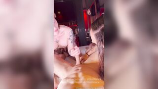 Boneca de Neca Sharing Cock With Shemale Friend in POV
