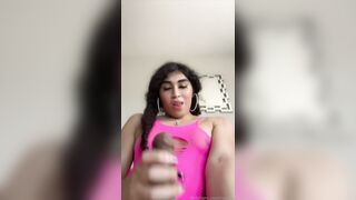Luma Lavont Masturbates In Sexy Pink Dress