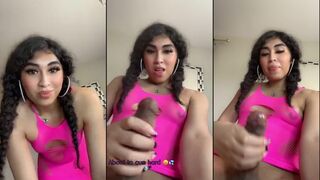 Luma Lavont Masturbates In Sexy Pink Dress