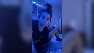 Theestefania Late Night Dick Riding On Homemade Tape