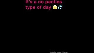 Luma Lavont No Panties Standing Masturbation