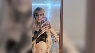 Miss Jezebel Mirror Play In Sexy Lingerie