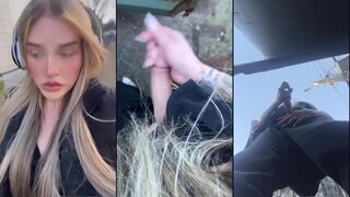 Cadence Caliber petite pause pour se masturber en public