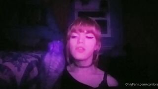 Cumbrain Bizarre Dildo Play During The Night