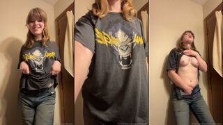 Cumbrain stuzzicante in jeans