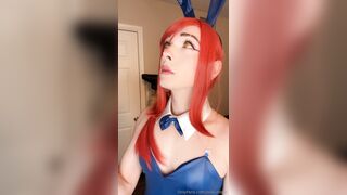 Josei Otoko Blowjob With Dildo In Bunny Costume