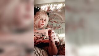 Neko Onyushka Masturbates With Dick Close Up