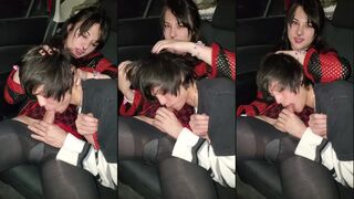 Caileykatts si fa un pompino in pubblico un po’ rischioso