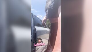 Kendoll Gives Face Fuck In Public