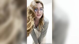 Angela Peres Standing Masturbation