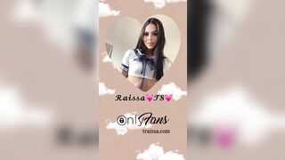 Pretty Trans has founded solution for her asshole cravings