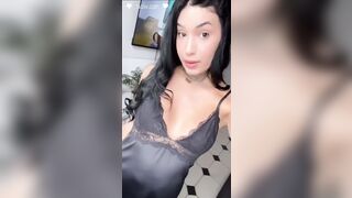 Naughty trans with a hard dick