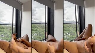 Michell Garcia Cumshot With View