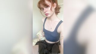Bambi Snow Upskirt Masturbation