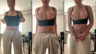 Sophie Luxe Quick Standing Masturbation With Gape
