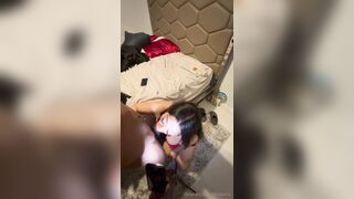 Wockesha Homemade BBC Deepthroat Tape POV