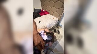 Wockesha Homemade Blowjob In Sexy Lingerie