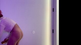 Bvncaaa Homemade Standing Masturbation In Sweaters With Sex Toy