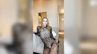 Peachofscotland Teasing In High Heels And Sexy Dress