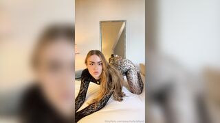 Peachofscotland Teasing In High Heels And Sexy Dress