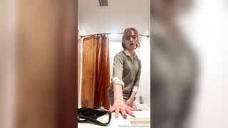 Bambi Snow Sexy Foot With Striptease In The Bathroom