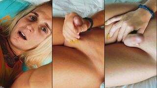 Hottrayne provocazioni in topless con il cazzo