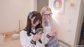 Aromagif Kinky Sextape With Blonde Friend